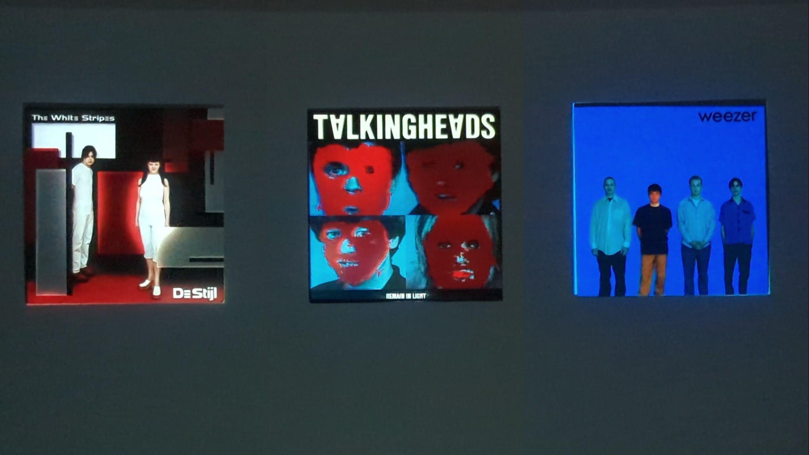 Album Projections: White Stripes, Talking Heads, Weezer